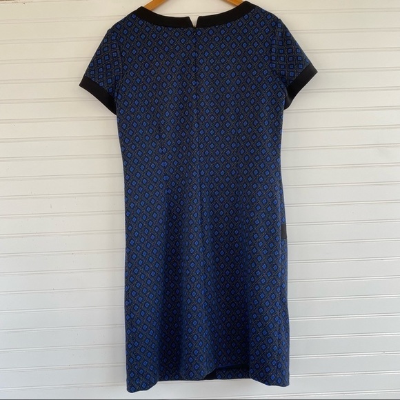 Blue Black Midi dress Size 12 - Picture 4 of 11